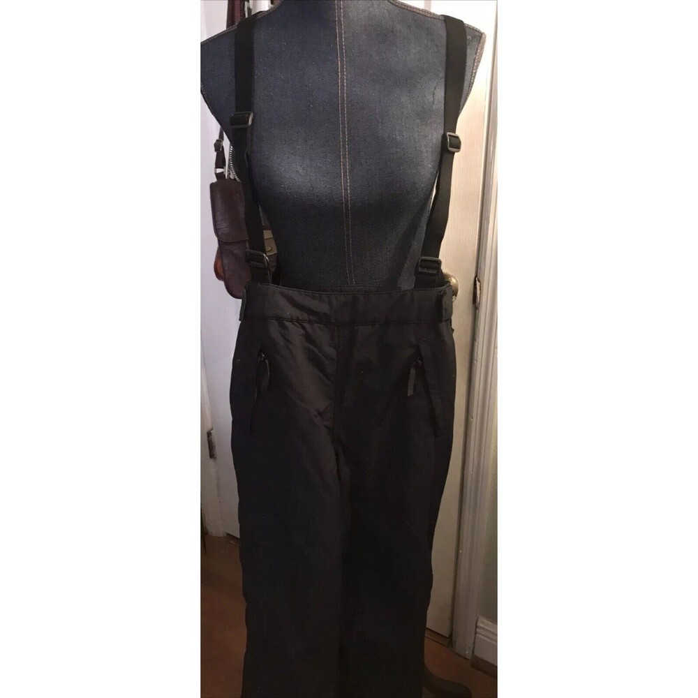 Patagonia Outdoor Pants Women's 8 Black Zip Leg Cargo Pocket Waterproof Ski Snow